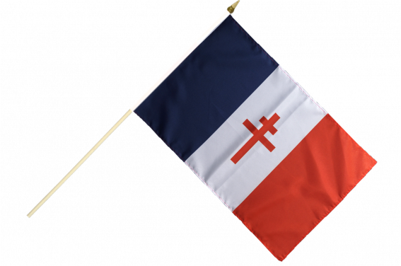 Buy France libre 1940-43 - Croix de Lorraine stick flags at a fantastic  price 