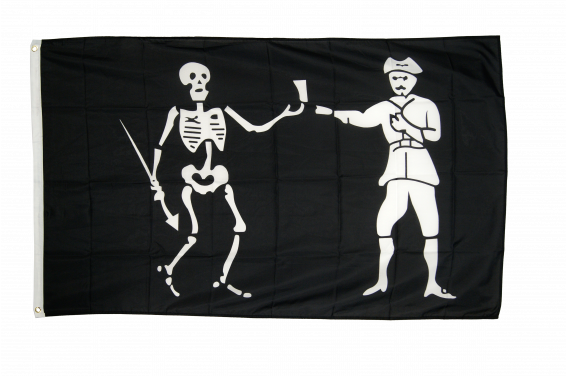 Bandiera Pirata Jolly Roger Nera - Immagini vettoriali stock e altre