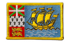 Saint Pierre and Miquelon Patch, Badge - 3.15 x 2.35 inch