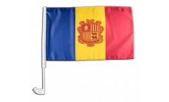 Andorra Car Flag - 12 x 16 inch
