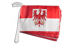 Germany Brandenburg Bunting Flags - 12 x 18 inch