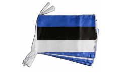 Estonia Bunting Flags - 12 x 18 inch