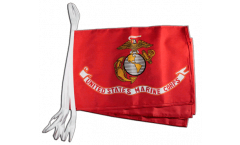 USA US Marine Corps Bunting Flags - 12 x 18 inch