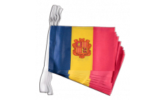 Andorra Bunting Flags - 5.9 x 8.65 inch