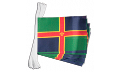 Great Britain Lincolnshire Bunting Flags - 5.9 x 8.65 inch