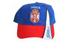 Serbia with coat of arms Cap, fan
