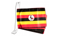 Uganda Bunting Flags - 12 x 18 inch