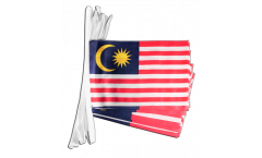 Malaysia Bunting Flags - 5.9 x 8.65 inch