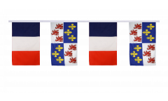 France - Picardie Friendship Bunting Flags - 12 x 18 inch