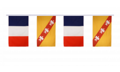 France - Lorraine Friendship Bunting Flags - 12 x 18 inch