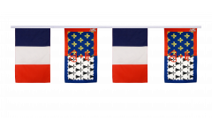 France - Pay de la Loire Friendship Bunting Flags - 12 x 18 inch