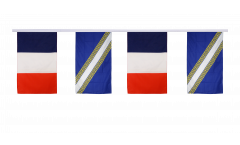 France - Champagne-Ardenne Friendship Bunting Flags - 12 x 18 inch
