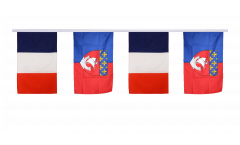 France - Paris Friendship Bunting Flags - 12 x 18 inch