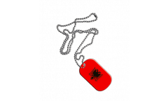 Albania Dog Tag - 1.18 x 1.96 inch