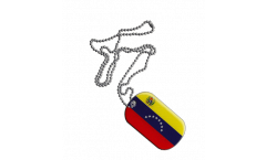 Venezuela 8 stars with coat of arms Dog Tag - 1.18 x 1.96 inch
