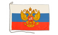 Russia with coat of arms Boat Flag - 12 x 16 inch