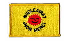 Nucléaire Non Merci Patch, Badge - 3.15 x 2.35 inch