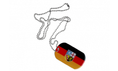 Germany Saarland Dog Tag - 1.18 x 1.96 inch