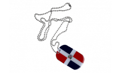 Dominican Republic Dog Tag - 1.18 x 1.96 inch