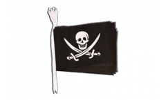 Pirate with two swords Bunting Flags - 5.9 x 8.65 inch