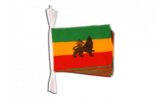 Ethiopia old Bunting Flags - 5.9 x 8.65 inch