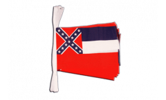 USA Mississippi Bunting Flags - 5.9 x 8.65 inch