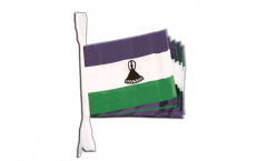 Lesotho new Bunting Flags - 5.9 x 8.65 inch