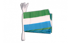 Sierra Leone Bunting Flags - 5.9 x 8.65 inch
