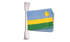 Rwanda Bunting Flags - 5.9 x 8.65 inch