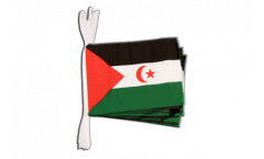 Western Sahara Bunting Flags - 5.9 x 8.65 inch