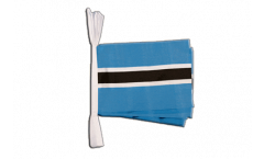 Botswana Bunting Flags - 5.9 x 8.65 inch