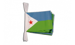 Djibouti Bunting Flags - 5.9 x 8.65 inch