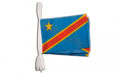 Democratic Republic of the Congo Bunting Flags - 5.9 x 8.65 inch