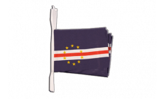 Cape Verde Bunting Flags - 5.9 x 8.65 inch