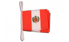 Peru Bunting Flags - 5.9 x 8.65 inch