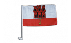 Gibraltar Car Flag - 12 x 16 inch