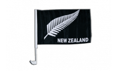 New Zealand feather all blacks Car Flag - 12 x 16 inch
