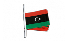 Libya Bunting Flags - 5.9 x 8.65 inch