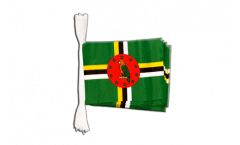 Dominica Bunting Flags - 5.9 x 8.65 inch