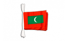 Maldives Bunting Flags - 5.9 x 8.65 inch