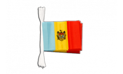 Moldova Bunting Flags - 5.9 x 8.65 inch