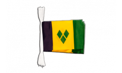 Saint Vincent and the Grenadines Bunting Flags - 5.9 x 8.65 inch