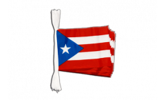 USA Puerto Rico Bunting Flags - 5.9 x 8.65 inch