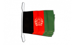 Afghanistan Bunting Flags - 12 x 18 inch