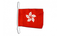 Hong Kong Bunting Flags - 12 x 18 inch