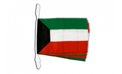 Kuwait Bunting Flags - 12 x 18 inch