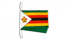 Zimbabwe Bunting Flags - 12 x 18 inch