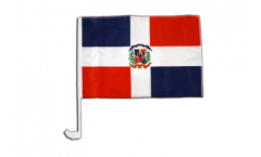 Dominican Republic Car Flag - 12 x 16 inch