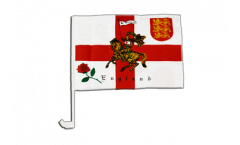 England with knight Car Flag - 12 x 16 inch