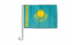 Kazakhstan Car Flag - 12 x 16 inch